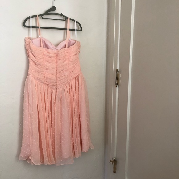 Sweet as Peach Pie Dress Unique Vintage - Picture 3 of 4